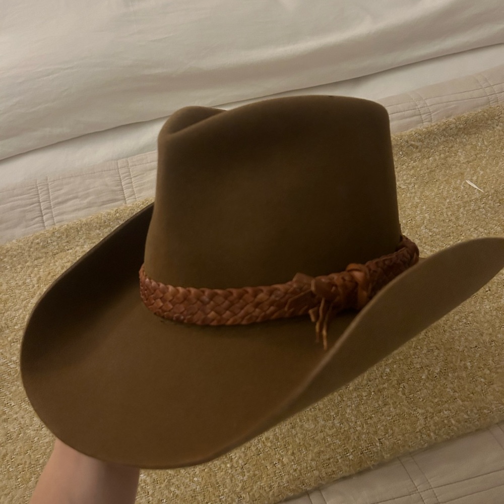 Brown Resistol Cowboy Hat